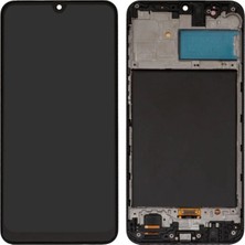 Cepaks Samsung Galaxy M30 Çıtalı (Kasalı) Dokunmatik LCD Ekran Panel