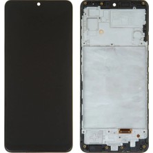 Cepaks Samsung Galaxy M22 Çıtalı (Kasalı) OLED Dokunmatik LCD Ekran Panel