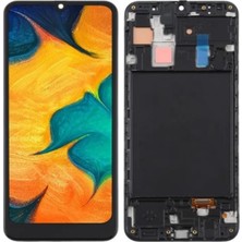 Cepaks Samsung Galaxy A50 Çıtalı (Kasalı) Dokunmatik LCD Ekran Panel