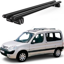 Today Auto Pençe Peugeot Partner (1996-2002) Uyumlu Siyah Ara Atkı 109CM Port Bagaj Tavan Barı