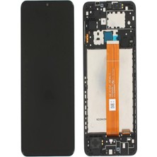 Cepaks Samsung Galaxy A12 Çıtalı (Kasalı) Dokunmatik LCD Ekran Panel