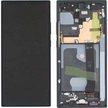Cepaks Samsung Galaxy Note 20 Ultra Çıtalı (Kasalı) OLED Siyah Dokunmatik Flycdı LCD Ekran Panel