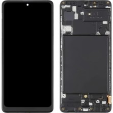 Cepaks Samsung Galaxy A71 Çıtalı (Kasalı) OLED Dokunmatik Flycdı LCD Ekran Panel