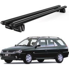 Today Auto Pençe Peugeot 306 Sw (1993-2001) Uyumlu Siyah Ara Atkı 109CM Port Bagaj Tavan Barı