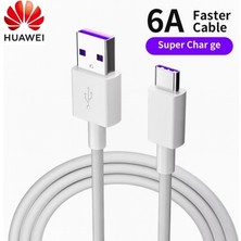 Huawei Mor Supercharge 66W Max. 6A Type C Hızlı Data ve Şarj Kablosu (1 Metre)