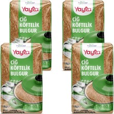 Yayla Çiğ Köftelik Bulgur 1 kg X4