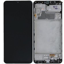 Cepaks Samsung Galaxy M32 Çıtalı (Kasalı) Dokunmatik LCD Ekran Panel