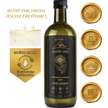 Zafir Natural Soğuk Sıkım Aspir Yağı 1 L - %100 Saf Doğal Omega 6 Yüksek Linoleik Asit