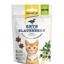 Gimcat Soft Snacks Duck & Blueberry 60 gr Tahılsız Kedi Ödülü Yumuşak Atıştırmalık Ördek ve Yabanmersinli Lezzet
