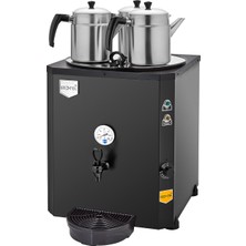 Remta 3 Demlikli 40 Lt Jumbo Çay Makinesi Şamandıralı Siyah - DE10S