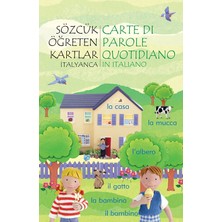 Binbir Göz Kitap Sözcük Öğreten Kartlar - Italyanca