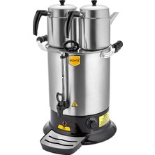 Remta Platin Model Çift Demlikli Çay Makinesi 17 Lt Demlikler Dahil - PT14