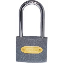 Magicool Eko Gri Döküm Uzun Kancalı Asma Kilit 25MM