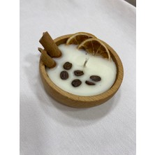 Hilar Aksesuar Bambu Tarçınlı Mum Tabağı