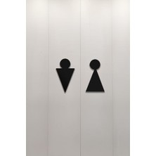 Skygo Wc Tabelası, Tuvalet Levhası, Kadın Erkek Tabela Os5