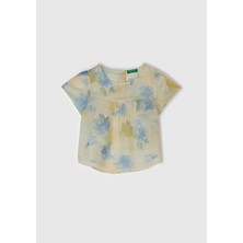 Benetton Kız Bebek Batik Bluz
