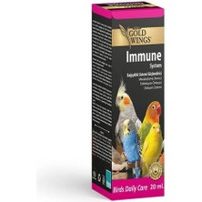 Üreticiniz Gold Wings Premium Immune System Kuşlar Için Bağışıklık Güçlendirici Sıvı Vit
