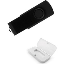 Golden Tech Siyah Metal Başlıklı Flash Bellek ve Plastik Kutu