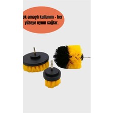 Astraltech Derinlemesine Temizlik Için Dayanıklı Kıllı Matkap Fırçası Başlığı