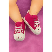 Kiçi Ilk Adım Kedi Figürlü Rahat Taban Uzun Ayakkabı