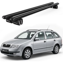 Today Auto Pençe Skoda Fabia Sw (2000-2007) Uyumlu Siyah Ara Atkı 109CM Port Bagaj Tavan Barı