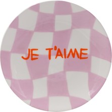 Que Rico - Diego El Boyaması Tatlı Tabağı Je Taime