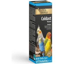 Üreticiniz Gold Wings Premium Coldast Kuşlar Için Solunum Sistemi Destekleyici Sıvı Vitamin 20