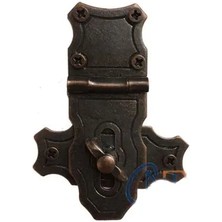 Magicool Dekoratif Anahtarlı Sandık Askısı - 40X55MM, Oksit, 1 Adet