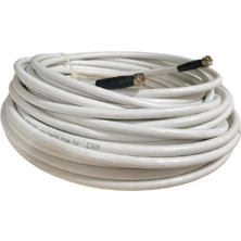 Tv Anten Kablosu Beyaz Rg6  Ful Hd  Nisa Kablo