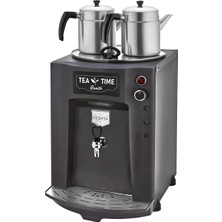 Remta 2 Demlikli 23 Lt Premium Jumbo Çay Makinesi Şamandıralı Siyah - DE11SP