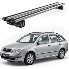Today Auto Pençe Skoda Fabia Sw (2000-2007) Uyumlu Gri Ara Atkı 109CM Port Bagaj Tavan Barı