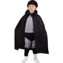 Magicool Siyah Renk Yakalı Çocuk Pelerin 90 cm