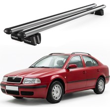Today Auto Pençe Skoda Octavia V (1998-2004) Uyumlu Gri Ara Atkı 109CM Port Bagaj Tavan Barı