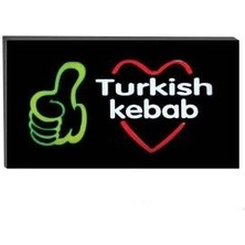 Magicool Işıklı Tak Çalıştır Hazır Tabela Turkish Kebap