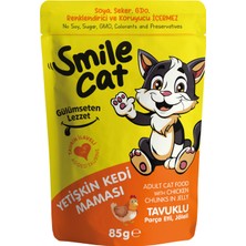 Smile 85 gr Pouch Kedi Maması Kısır Tavuklu *6'lı