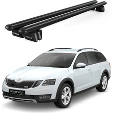 Today Auto Pençe Skoda Octavia Sw (2013-2020) Uyumlu Siyah Ara Atkı 109CM Port Bagaj Tavan Barı