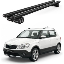 Today Auto Pençe Skoda Fabia Scout (2009-2014) Uyumlu Siyah Ara Atkı 109CM Port Bagaj Tavan Barı