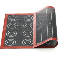 Silikomart Ekler Matı & Silpatı Air Mat Éclair & Choux 300X400 mm Pair Mat Eclair Choux 30X40 Cmp