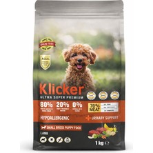 Klicker Mini Irk Yavru Köpek Kuru Maması Hypoallergenıc Kuzulu 1 kg