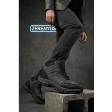 Zerenyus Zr-X6 Su Geçirmez Unisex Içi Kürklü Bot Füme