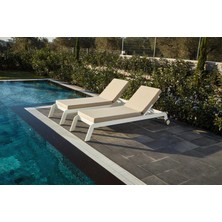 Divona Home Lora Alüminyum Şezlong (1 Adet)