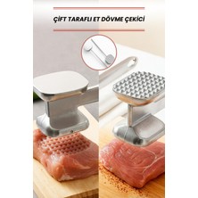 Orvila Çift Taraflı Çelik Et Dövme Çekici - Et Tokmağı - Et Yumuşatma Aleti