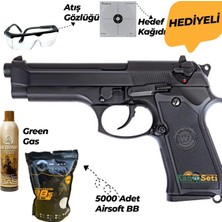 We M92 Gen1 Beretta F92 Blowbackli Airsoft Tabanca