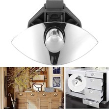 MELLİFERA Karavan Yat Gemi Dolap Kilidi Basma Tip Çekmece Kilidi - Krom