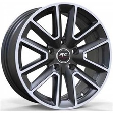 Emr 16 Inç 4X100 Clio Uyumlu Siyah Elmas Kesim Jant Modeli (4 Adet)