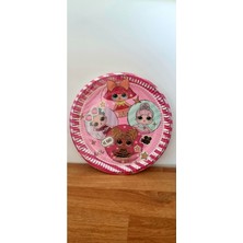 My Paper Craft Lol Bebek Temalı Karton Tabak 8 Adet – Çocuk Doğum Günü Parti Tabağı