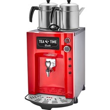 Remta 2 Demlikli 15 Lt Premium Jumbo Çay Makinesi Kırmızı - DE12P