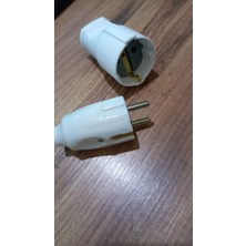 İNWATT Topraklı Fiş Seti Erkek Fiş+Dişi Fiş