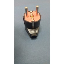 İNWATT L Tipi Topraklamalı Kauçuk Erkek Fiş 50 Adet 1 Kutu Siyah. Bakır Kontaklı