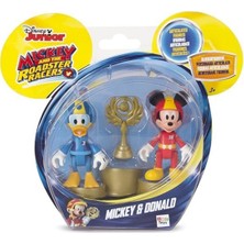 Disney Junior Mickey ve Donald 2'li Figür Roadster Yarışçıları - Mickey Mouse - Lisanslı